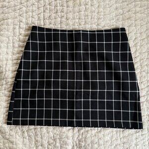 UO Gretchen Plaid Pelmet Mini Skirt